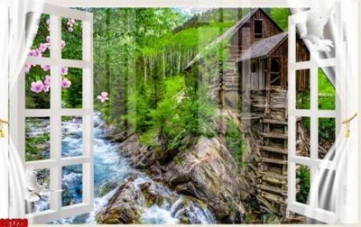 Download file tranh File tranh gốc cửa sổ 3D CS1726 (file gốc PSD)