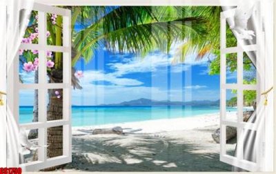 File tranh File tranh gốc cửa sổ 3D CS1750 (gốc) in film