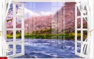 Chi tiết file ảnh File tranh gốc cửa sổ 3D CS1756 sắc nét