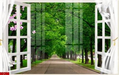 File in trần File tranh gốc cửa sổ 3D CS1788 (bản gốc) hoa văn