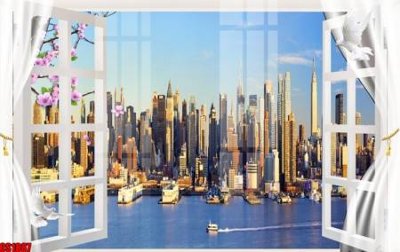 File tranh ảnh gốc File tranh gốc cửa sổ 3D CS1887 dùng cho in khổ lớn