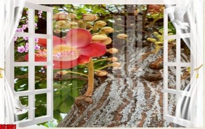 File in ấn File tranh gốc cửa sổ 3D CS1961 (bản gốc) sắc nét