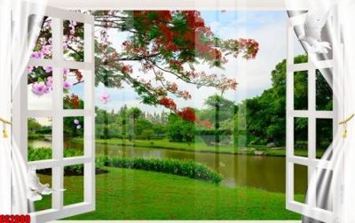 File tranh gốc File tranh gốc cửa sổ 3D CS2000 (sắc nét từng chi tiết)