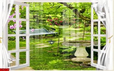 File tranh File tranh gốc cửa sổ 3D CS2007 (gốc) chủ đề thiên nhiên