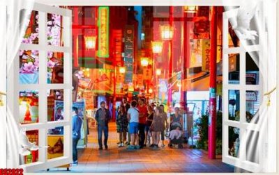 Ảnh gốc File tranh gốc cửa sổ 3D CS2022 (nét căng) in mica