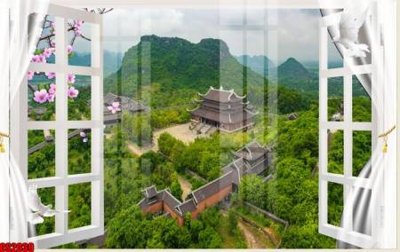 Tải file File tranh gốc cửa sổ 3D CS2039 (gốc) làm tranh trang trí