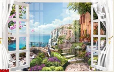 Tải file gốc File tranh gốc cửa sổ 3D CS2047 (in khổ lớn) không vỡ