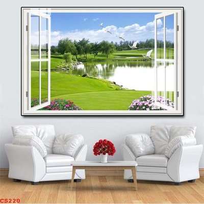 File tranh File gốc cửa sổ 3D CS220 (ảnh gốc) độ nét vượt trội