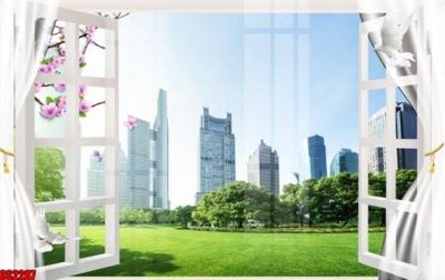 File gốc File tranh gốc cửa sổ 3D CS2287 (in 3D) cho trang trí