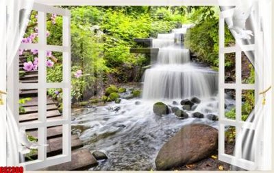 File gốc File tranh gốc cửa sổ 3D CS2309 (phong cách) tối giản