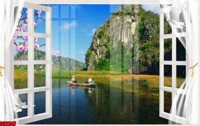 File in ấn cao cấp File tranh gốc cửa sổ 3D CS2347 (file gốc)