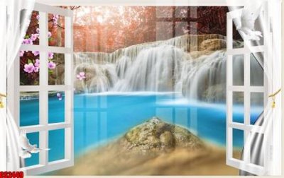 File gốc File tranh gốc cửa sổ 3D CS2449 (cho in ấn) từ kho Filetranh