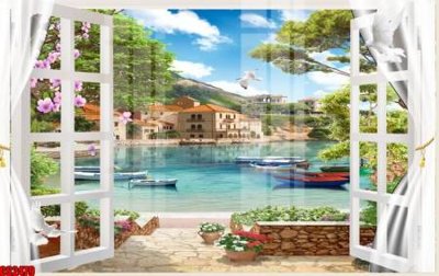 File gốc File tranh gốc cửa sổ 3D CS2479 (cho in ấn) từ kho Filetranh