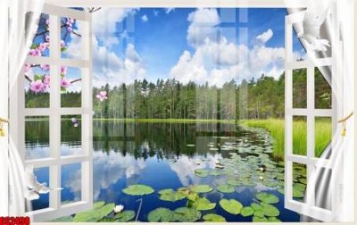 Mua file tranh gốc File tranh gốc cửa sổ 3D CS2498 tại Filetranh.com