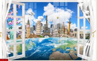 File gốc File tranh gốc cửa sổ 3D CS2536 (phiên bản chuẩn) để in ấn