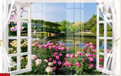 File tranh File tranh gốc cửa sổ 3D CS2544 (ảnh gốc) sắc nét hoàn hảo