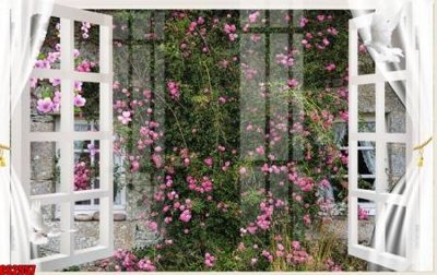 File tranh File tranh gốc cửa sổ 3D CS2557 (ảnh gốc) sắc nét hoàn hảo