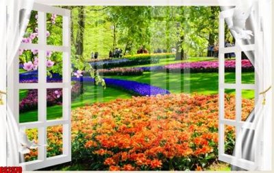 File ảnh File tranh gốc cửa sổ 3D CS2570 (gốc) trang trí khách sạn