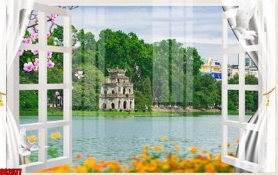 Tải file gốc File tranh gốc cửa sổ 3D CS2577 (bản PSD) đầy đủ layer