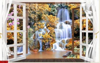 File tranh File tranh gốc cửa sổ 3D CS2597 (ảnh gốc) sắc nét hoàn hảo