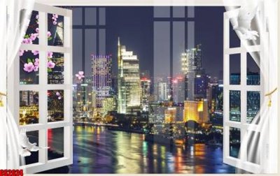 File gốc File tranh gốc cửa sổ 3D CS2624 (PNG) chất lượng cao