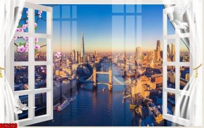 File gốc File tranh gốc cửa sổ 3D CS2629 cho in ấn và thiết kế