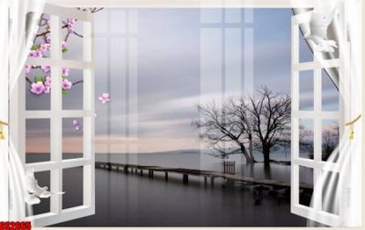 Tải file File tranh gốc cửa sổ 3D CS2665 (gốc) làm file in ấn