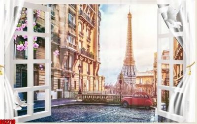 File tranh File tranh gốc cửa sổ 3D CS2719 (gốc) chủ đề tĩnh vật