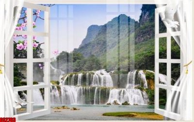 File tranh gốc PSD File tranh gốc cửa sổ 3D CS2763 còn nguyên layer