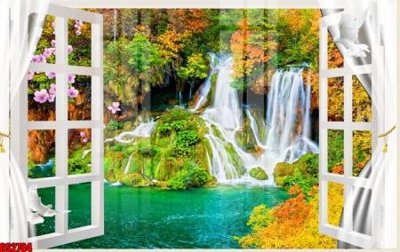 File tranh File tranh gốc cửa sổ 3D CS2784 (bản gốc) treo tường