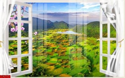 Cung cấp file tranh gốc File tranh gốc cửa sổ 3D CS2828 độc quyền