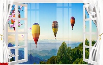 File tranh File tranh gốc cửa sổ 3D CS2867 (ảnh gốc) độ nét vượt trội