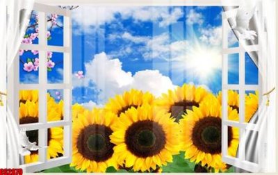 File in ấn File tranh gốc cửa sổ 3D CS2879 (bản gốc) sắc nét