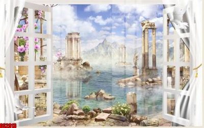 File gốc File tranh gốc cửa sổ 3D CS2913 (PNG) chất lượng cao