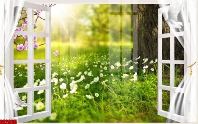 File gốc File tranh gốc cửa sổ 3D CS2935 (in lụa) tranh thuận buồm