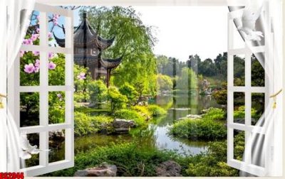 Tải file File tranh gốc cửa sổ 3D CS2944 (ảnh gốc) in gạch men