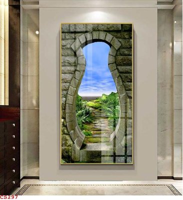 Download file gốc File gốc cửa sổ 3D CS297 (in lụa) tranh 3D