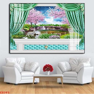 File gốc File gốc cửa sổ 3D CS383 (trang trí) phòng làm việc