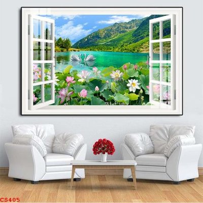 File PSD in ấn File gốc cửa sổ 3D CS405 (chất lượng cao)