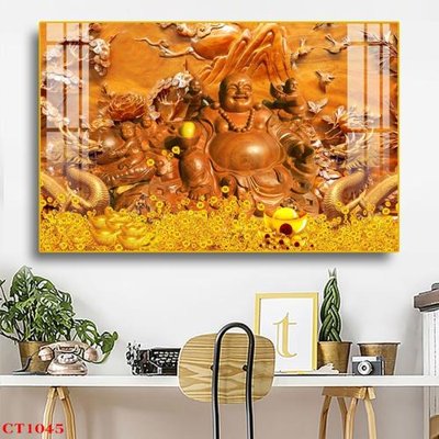 Hình ảnh file gốc File tranh cây tiền tài lộc CT1045 cho in UV