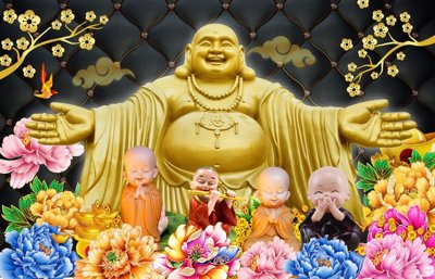 Hình ảnh gốc File tranh cây tiền tài lộc CT1604 (để in khổ lớn)