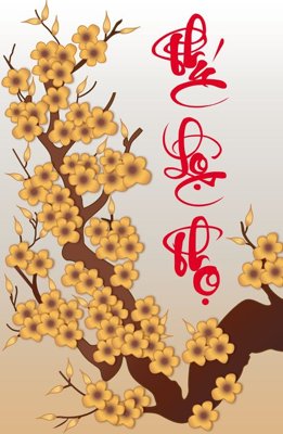 File PSD File tranh cây tiền tài lộc CT1621 (bản gốc) đã tách nền