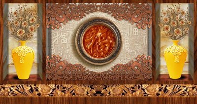 File tranh File tranh cây tiền tài lộc CT1679 (gốc) in film