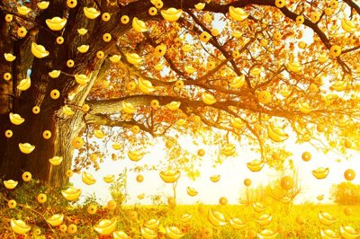 Tải file File tranh cây tiền tài lộc CT1736 (ảnh gốc) độ phân giải 300dpi