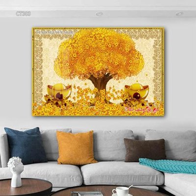 Tải file gốc Tranh thần tài cây tiền CT303 (in tráng gương) siêu đẹpFile tranh gốc Tranh thần tài cây tiền CT303 chất lượng cao