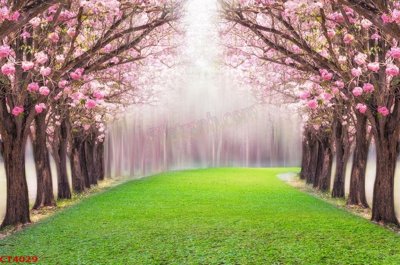 File in ấn File tranh hoa đào hoa mai tài lộc CT4029 (bản gốc) sắc nét