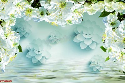 File tranh File tranh hoa đào hoa mai tài lộc CT4049 (gốc) chủ đề con người