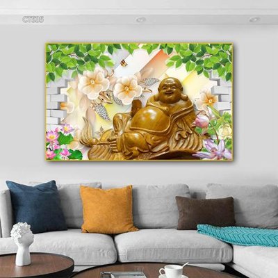 Tải file tranh Tranh thần tài cây tiền CT535 (gốc) tại Filetranh.com