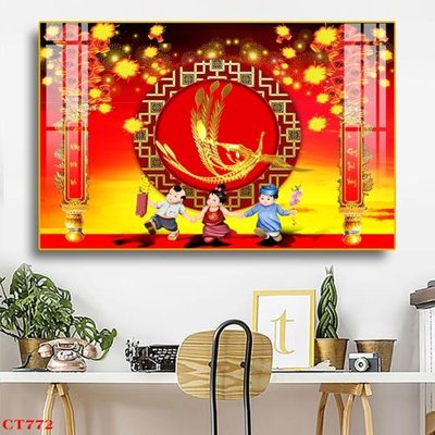 File gốc File tranh cây tiền tài lộc CT772 (thiết kế) độc quyền