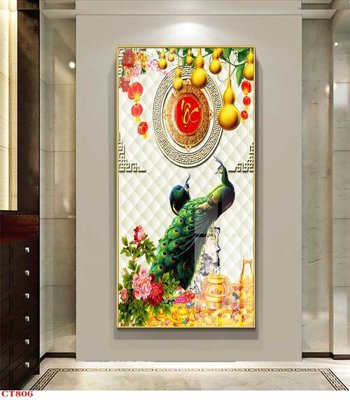 Tải file File tranh cây tiền tài lộc CT806 (gốc) làm file thiết kế